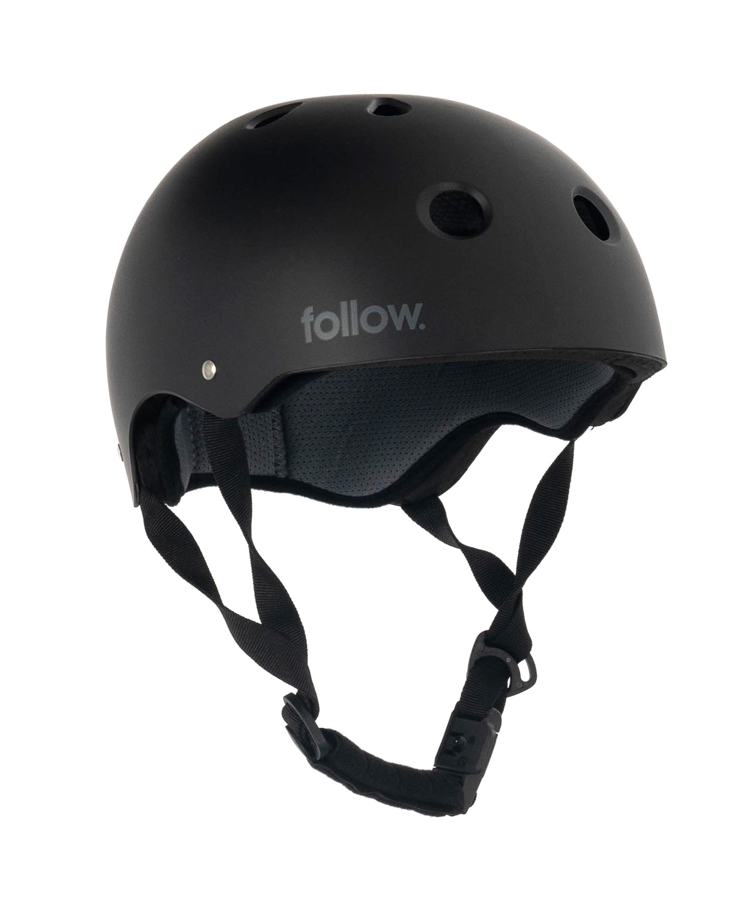 Follow Pro Helmet - Black/Charcoal font
