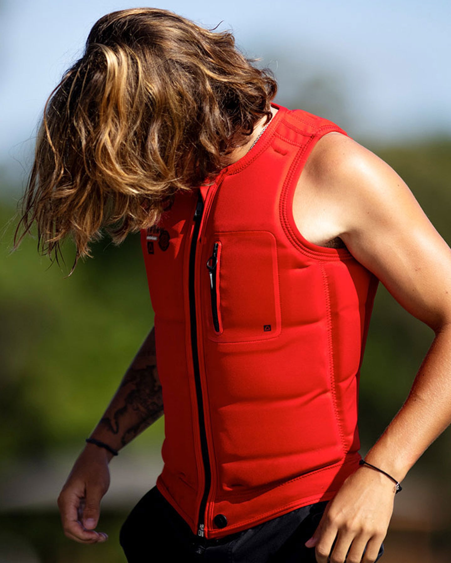 Follow F#*Fed Impact Vest - Red